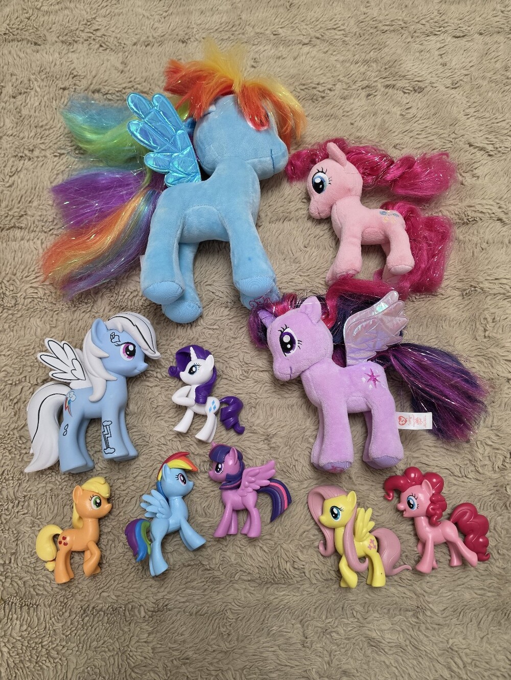 Huge Lot Of My Little Pony Plush & Figures Bundle